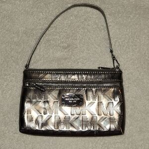 Michael Kors Nickel Wristlet Wallet